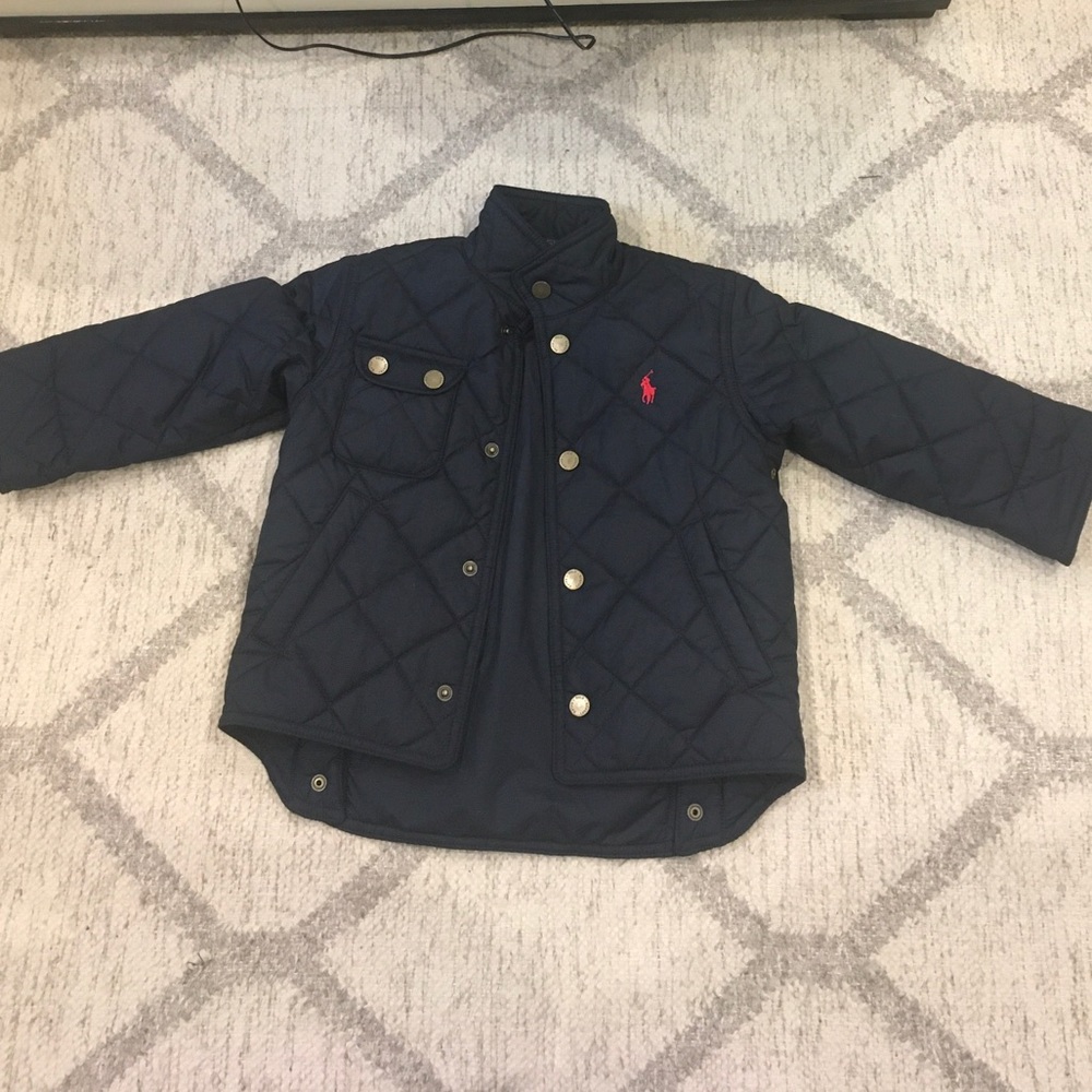 Ralph Lauren Child’s winter coat navy 4